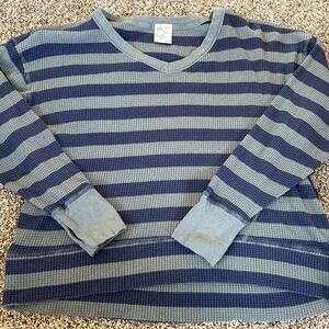 Offline Striped Blue and Gray Green woman’s XS Shirt
